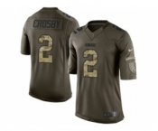 nike nfl jerseys green bay packers #2 mason crosby army green[nike Limited Salute To Service]