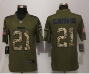 nike nfl jerseys green bay packers #21 clinton-dix army green[nike Limited Salute To Service]