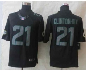 nike nfl jerseys green bay packers #21 clinton-dix black[nike impact limited][clinton-dix]