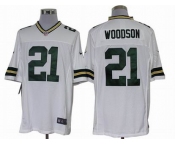 nike nfl jerseys green bay packers #21 woodson white[nike limited]