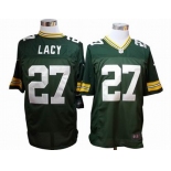 nike nfl jerseys green bay packers #27 lacy green[nike limited]