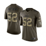 nike nfl jerseys green bay packers #52 clay matthews army green[nike Limited Salute To Service]