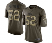 nike nfl jerseys green bay packers #52 clay matthews army green[nike Limited Salute To Service]