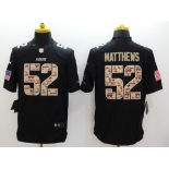 nike nfl jerseys green bay packers #52 clay matthews black[salute to service limited]