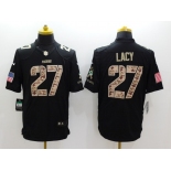 nike nfl jerseys green bay packers #52 lacy black[salute to service limited]