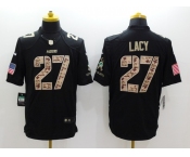 nike nfl jerseys green bay packers #52 lacy black[salute to service limited]