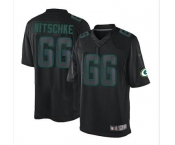 nike nfl jerseys green bay packers #66 ray nitschke black[nike impact limited]