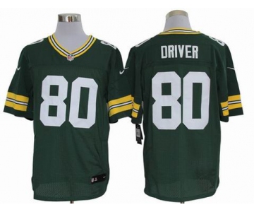 nike nfl jerseys green bay packers #80 driver green[nike limited]