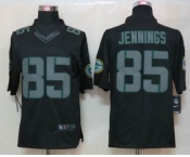 nike nfl jerseys green bay packers #85 jennings black[nike impact limited]