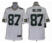 nike nfl jerseys green bay packers #87 nelson white[nike limited]