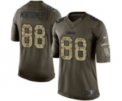 nike nfl jerseys green bay packers #88 montgomery army green[nike Limited Salute To Service][montgomery]