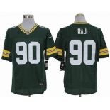 nike nfl jerseys green bay packers #90 raji green[nike limited]