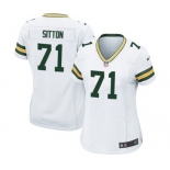 Nike Game Josh Sitton White Women's Jersey - Green Bay Packers #71 NFL Road