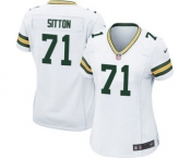 Nike Game Josh Sitton White Women's Jersey - Green Bay Packers #71 NFL Road