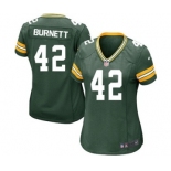 Nike Game Morgan Burnett Green Women's Jersey - Green Bay Packers #42 NFL Home