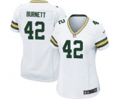 Nike Game Morgan Burnett White Women's Jersey - Green Bay Packers #42 NFL Road