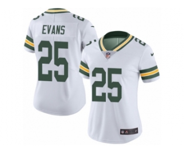 Women Nike Green Bay Packers #25 Marwin Evans White Vapor Untouchable Limited Player NFL Jersey