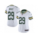 Women Nike Green Bay Packers #29 Kentrell Brice White Vapor Untouchable Limited Player NFL Jersey