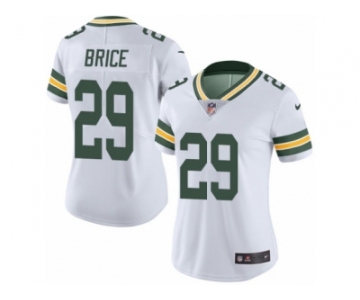 Women Nike Green Bay Packers #29 Kentrell Brice White Vapor Untouchable Limited Player NFL Jersey