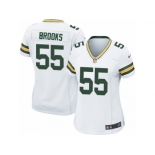 Women Nike Green Bay Packers #55 Ahmad Brooks Game White NFL Jersey