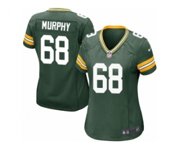 Women Nike Green Bay Packers #68 Kyle Murphy Game Green Team Color NFL Jersey