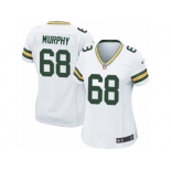 Women Nike Green Bay Packers #68 Kyle Murphy Game White NFL Jersey