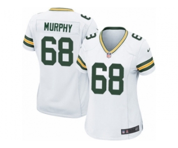 Women Nike Green Bay Packers #68 Kyle Murphy Game White NFL Jersey