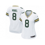 Women Nike Green Bay Packers #8 Justin Vogel Game White NFL Jersey