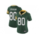 Women Nike Green Bay Packers #80 Jimmy Graham Green Team Color Stitched NFL Vapor Untouchable Limited Jersey