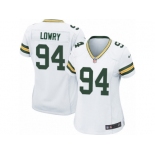 Women Nike Green Bay Packers #94 Dean Lowry Game White NFL Jersey