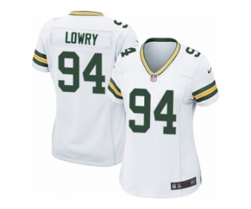 Women Nike Green Bay Packers #94 Dean Lowry Game White NFL Jersey