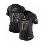 Women's Green Bay Packers #17 Davante Adams Limited Black Gold Vapor Untouchable Limited Football Jersey