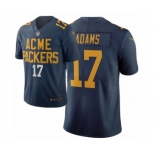 Women's Green Bay Packers #17 Davante Adams Limited Navy Blue City Edition Football Jersey