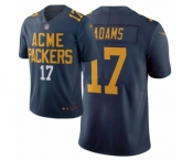 Women's Green Bay Packers #17 Davante Adams Limited Navy Blue City Edition Football Jersey