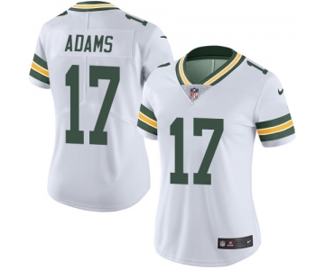 Women's Green Bay Packers #17 Davante Adams White Vapor Untouchable Limited Player Football Jersey