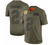 Women's Green Bay Packers #2 Mason Crosby Limited Camo 2019 Salute to Service Football Jersey