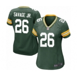 Women's Green Bay Packers #26 Darnell Savage Jr. Game Green Team Color Football Jersey