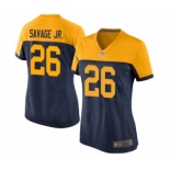 Women's Green Bay Packers #26 Darnell Savage Jr. Game Navy Blue Alternate Football Jersey