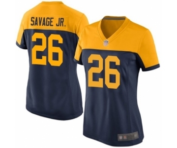 Women's Green Bay Packers #26 Darnell Savage Jr. Game Navy Blue Alternate Football Jersey