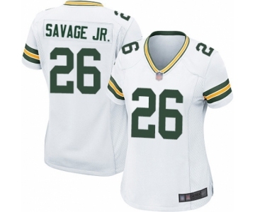 Women's Green Bay Packers #26 Darnell Savage Jr. Game White Football Jersey