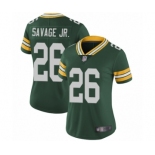 Women's Green Bay Packers #26 Darnell Savage Jr. Green Team Color Vapor Untouchable Limited Player Football Jersey