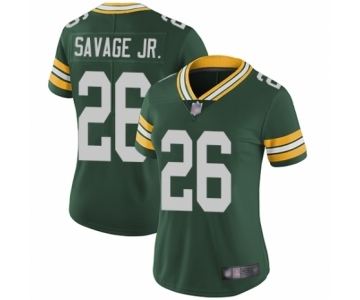 Women's Green Bay Packers #26 Darnell Savage Jr. Green Team Color Vapor Untouchable Limited Player Football Jersey