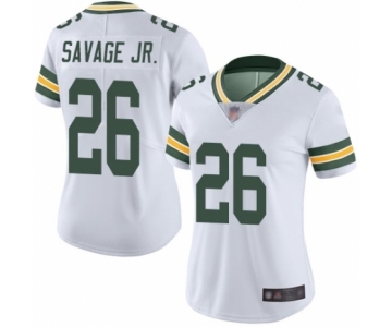 Women's Green Bay Packers #26 Darnell Savage Jr. White Vapor Untouchable Limited Player Football Jersey