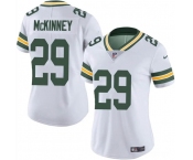 Women's Green Bay Packers #29 Xavier McKinney White Vapor Limited Football Stitched Jersey