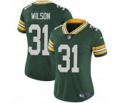 Women's Green Bay Packers #31 Emanuel Wilson Green Vapor Untouchable Limited Football Stitched Jersey