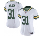 Women's Green Bay Packers #31 Emanuel Wilson White Vapor Untouchable Limited Football Stitched Jersey