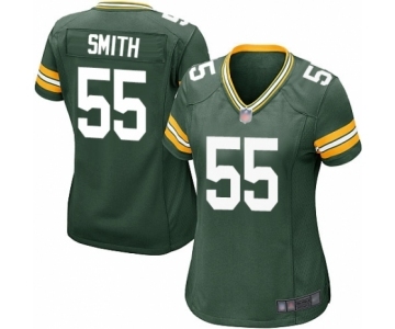 Women's Green Bay Packers #55 Za'Darius Smith Game Green Team Color Football Jersey