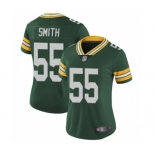 Women's Green Bay Packers #55 Za'Darius Smith Green Team Color Vapor Untouchable Limited Player Football Jersey