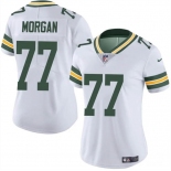 Women's Green Bay Packers #77 Jordan Morgan White 2024 Draft Vapor Untouchable Limited Football Stitched Jersey