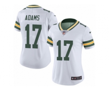 Women's Nike Green Bay Packers #17 Davante Adams Limited White Rush NFL Jersey